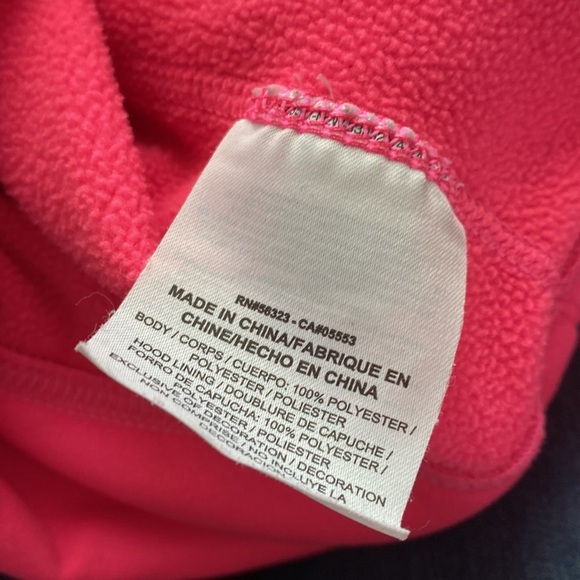 Nike Thermafit Womens Pullover‎ Hooded Sweatshirt Hoodie Hoody Pink Gray - Picture 7 of 9